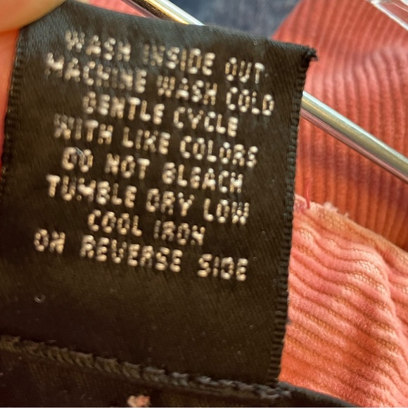 Style & Co. vintage 90’s pink cotton corduroy boot cut midrise pants jeans 8 - Picture 14 of 15